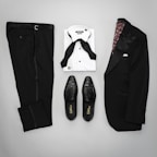 Elegant formal wear for men.