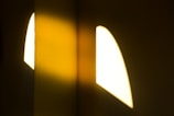 Soft natural light illuminating textured oil paintings on a wall.