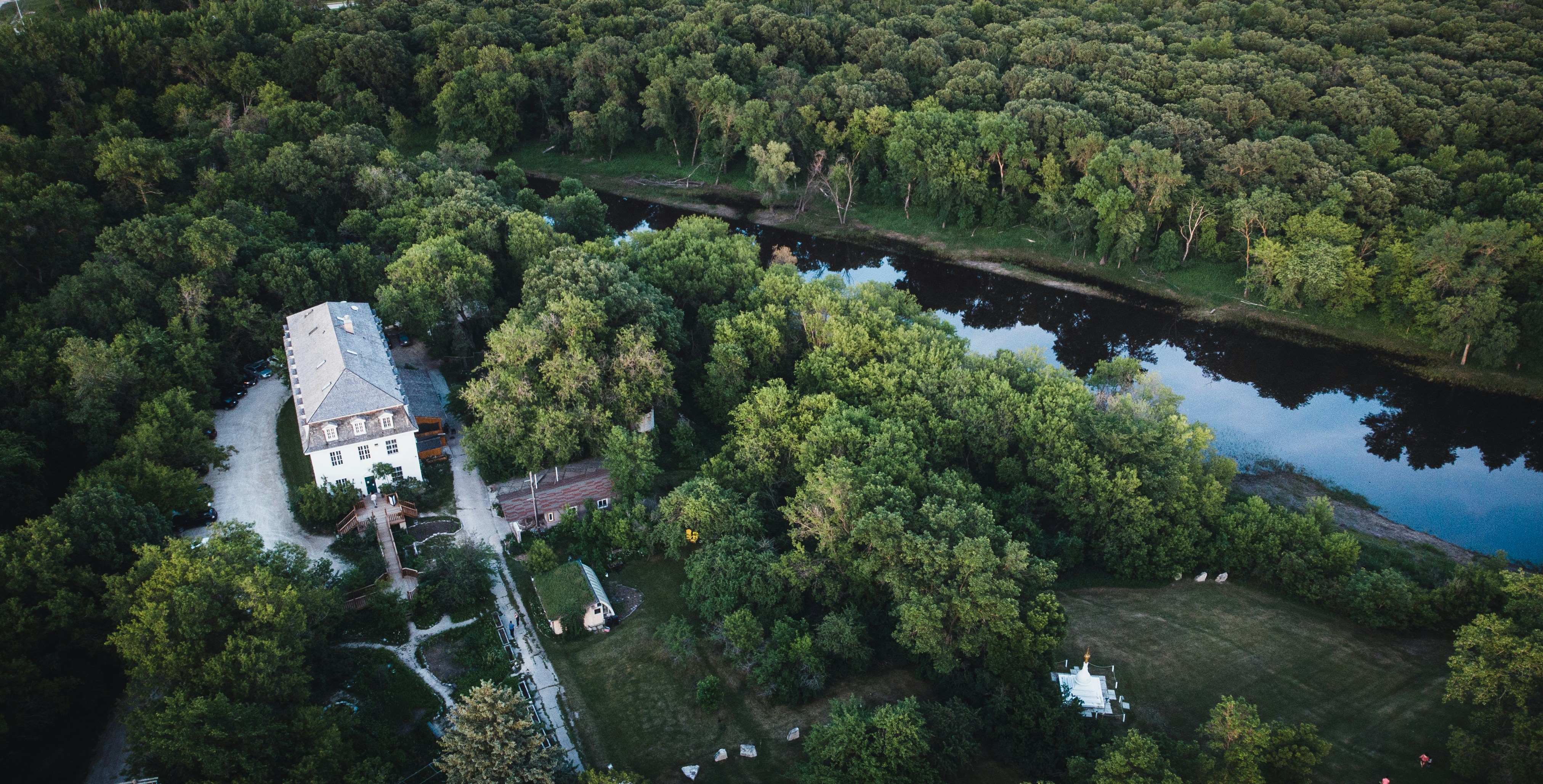green trees near body of water during daytime sustainable procurement Winnipeg Metropolitan Region