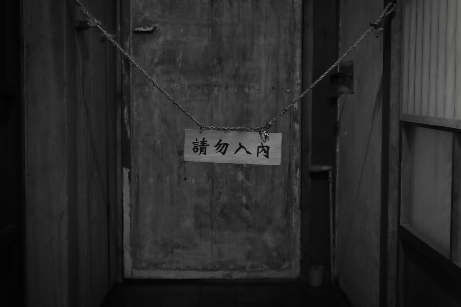 Canon EOS M6 Mark II + Canon EF-M 15-45mm F3.5-6.3 IS STM sample photo. Grayscale photo of wooden photography