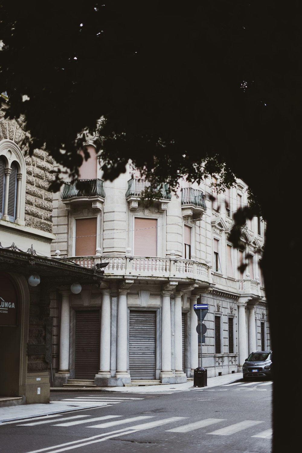 white and red concrete building