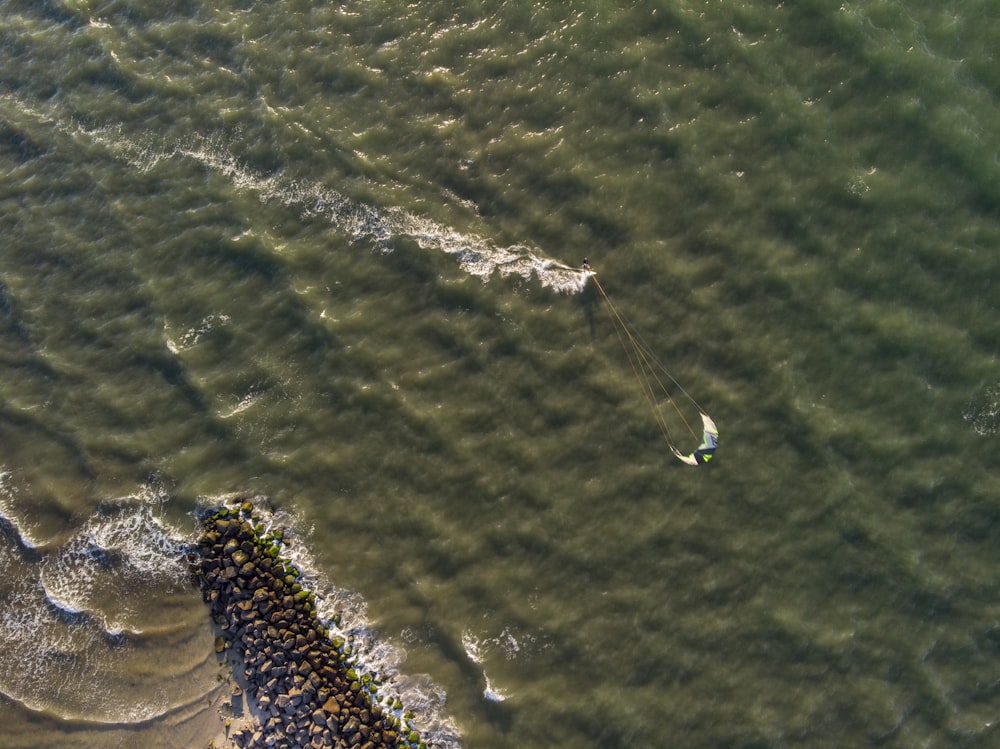 aerial view of body of water during daytime