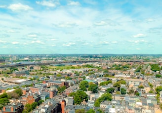 aerial view of city buildings during daytime