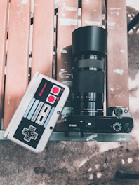 black and white digital device