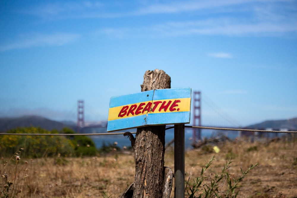 white and brown wooden signage