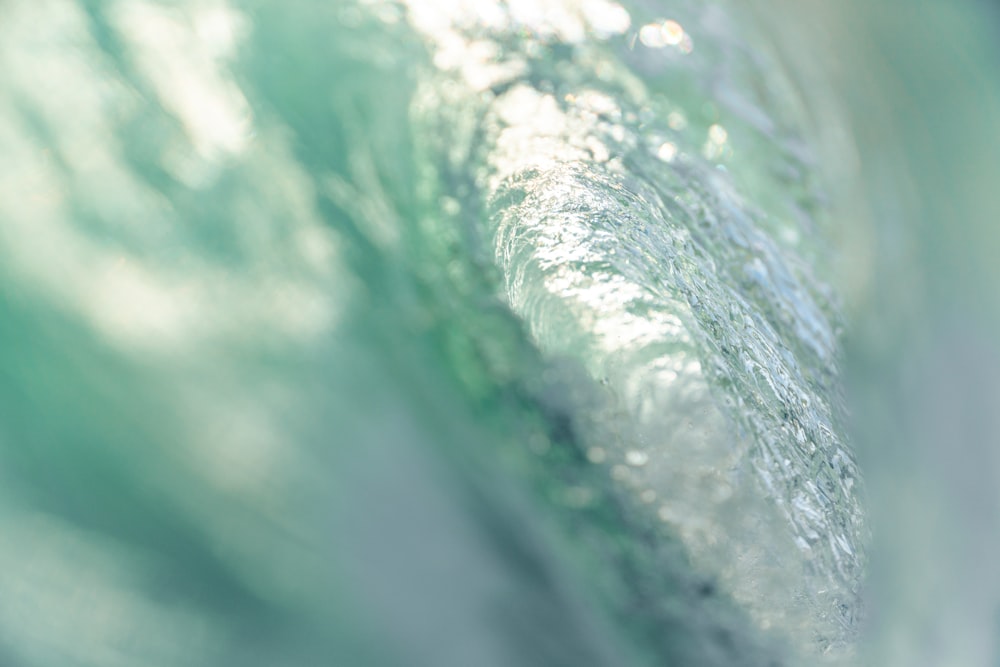 water splash in close up photography