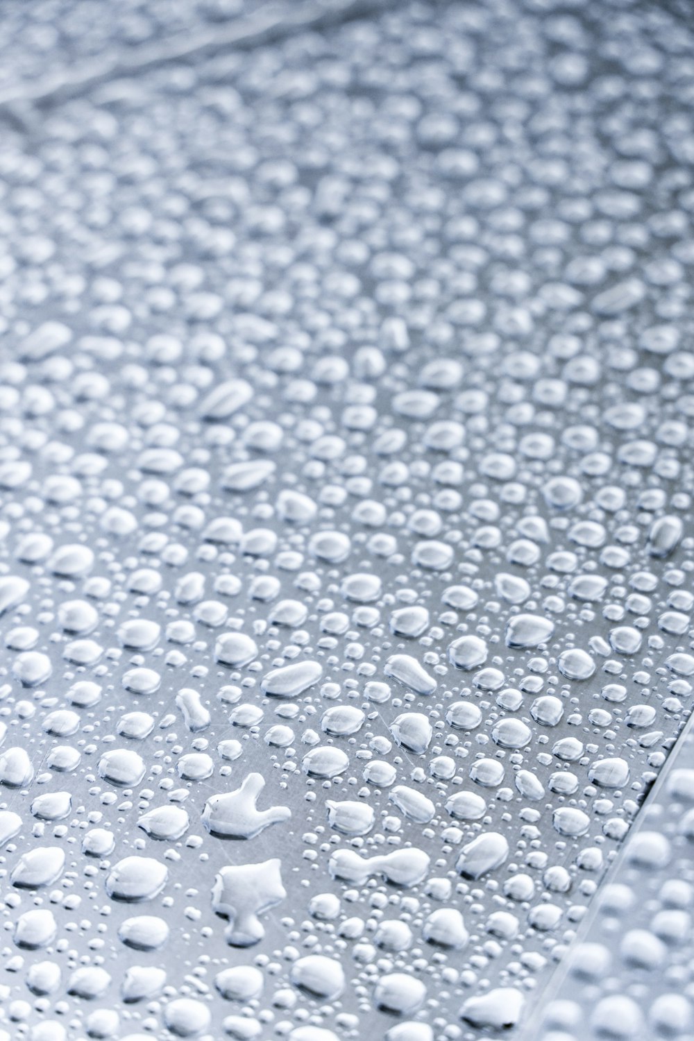 water droplets on clear glass