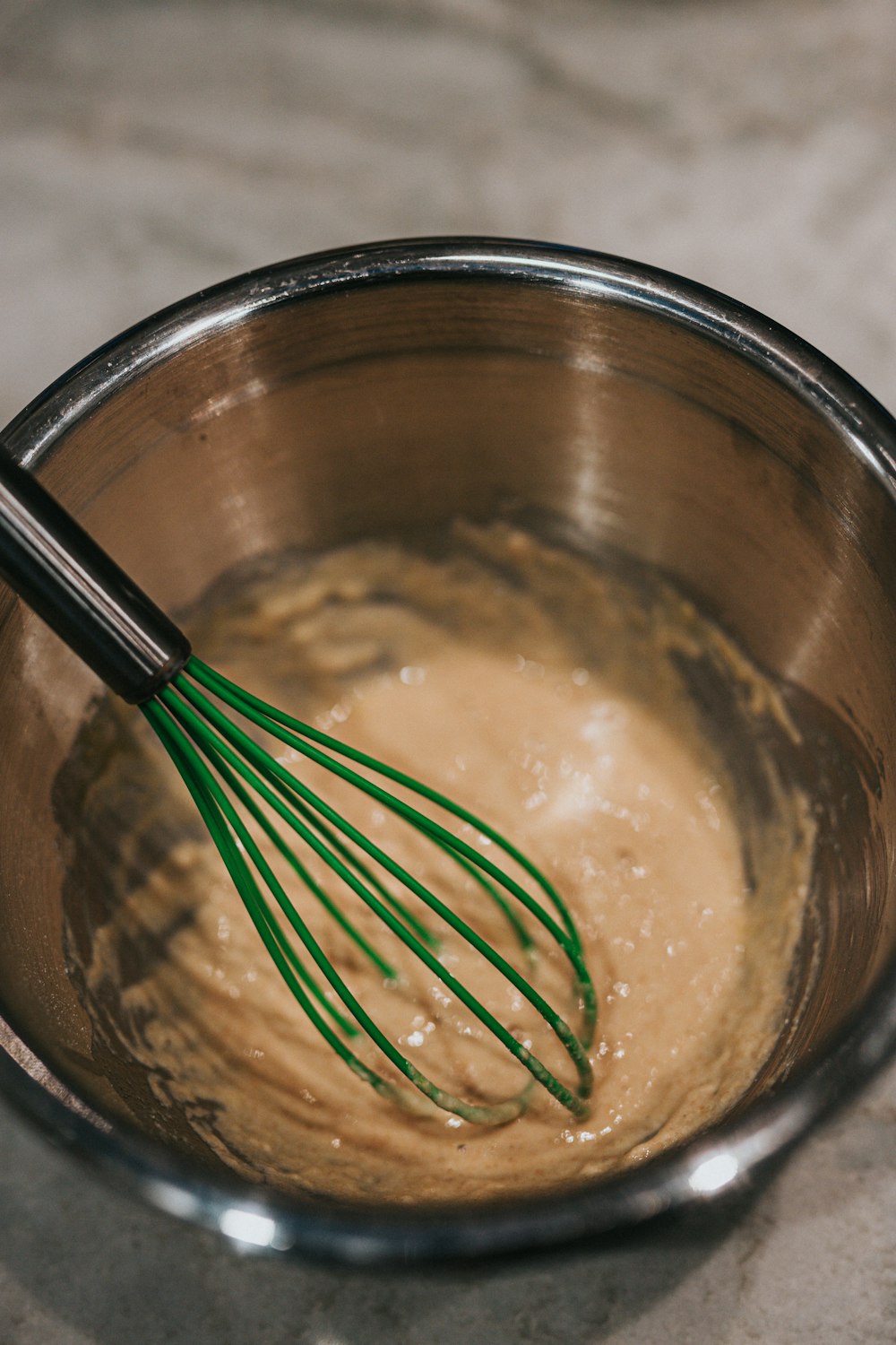 stainless steel fork on brown ceramic bowl