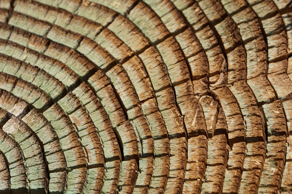 brown wooden woven textile in close up photography