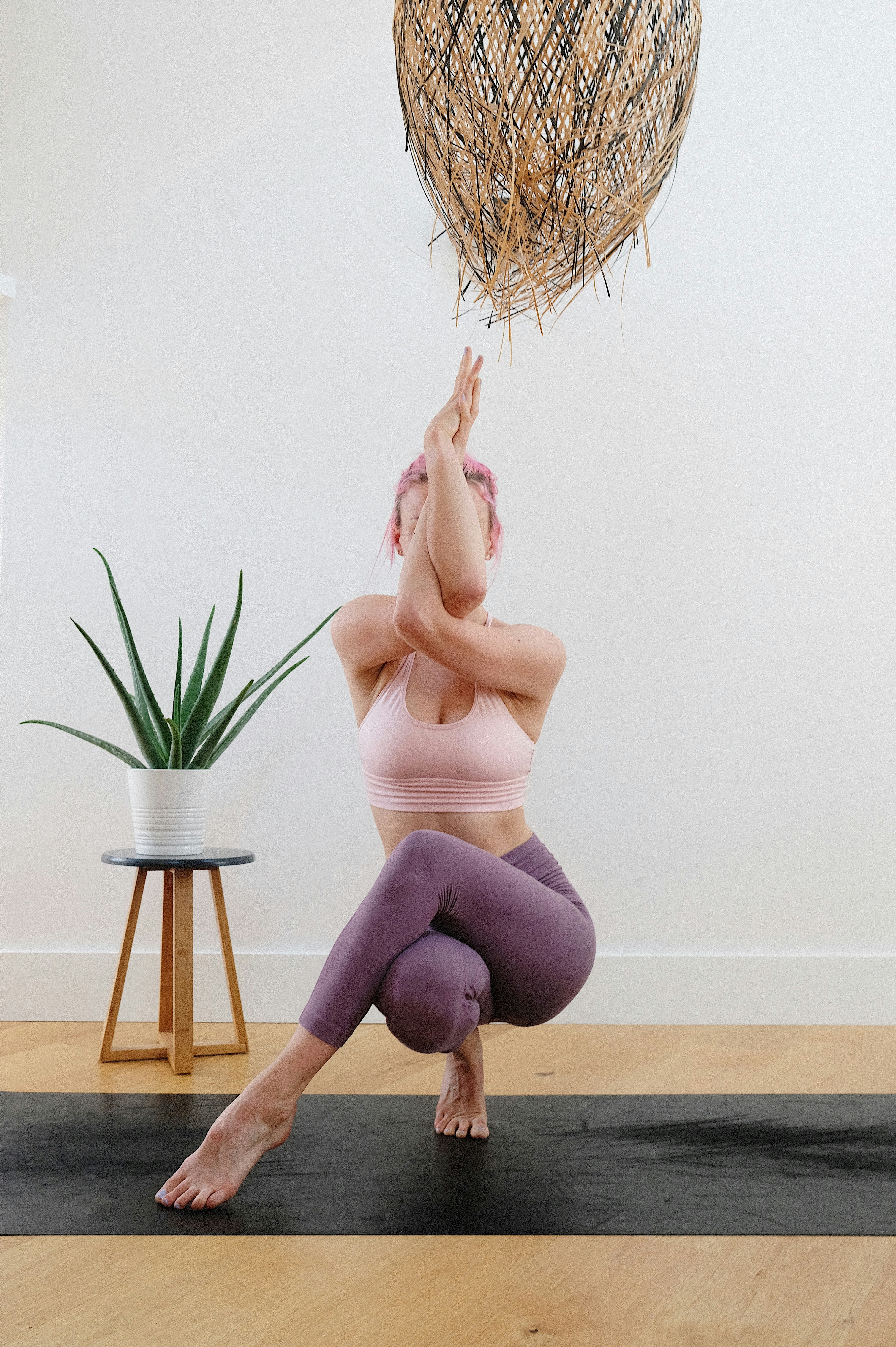 Blocs et planche de yoga