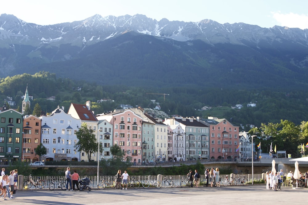 people walking on street near buildings during daytime