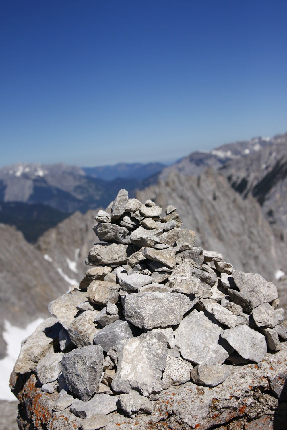 gray rocks on gray rock mountain during daytime
