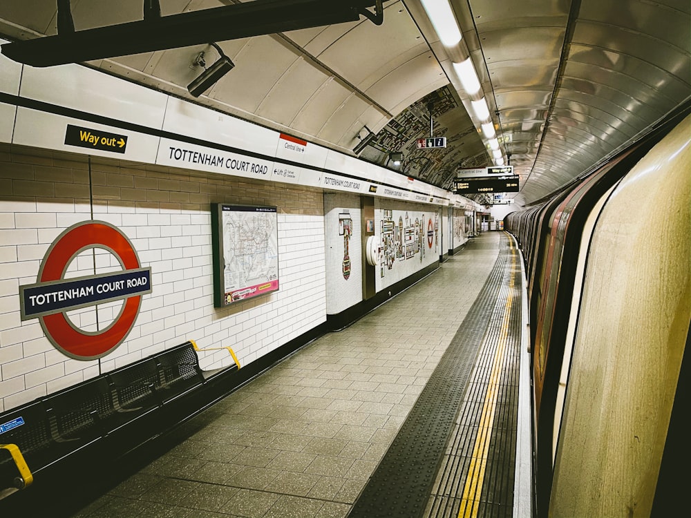 white train in train station