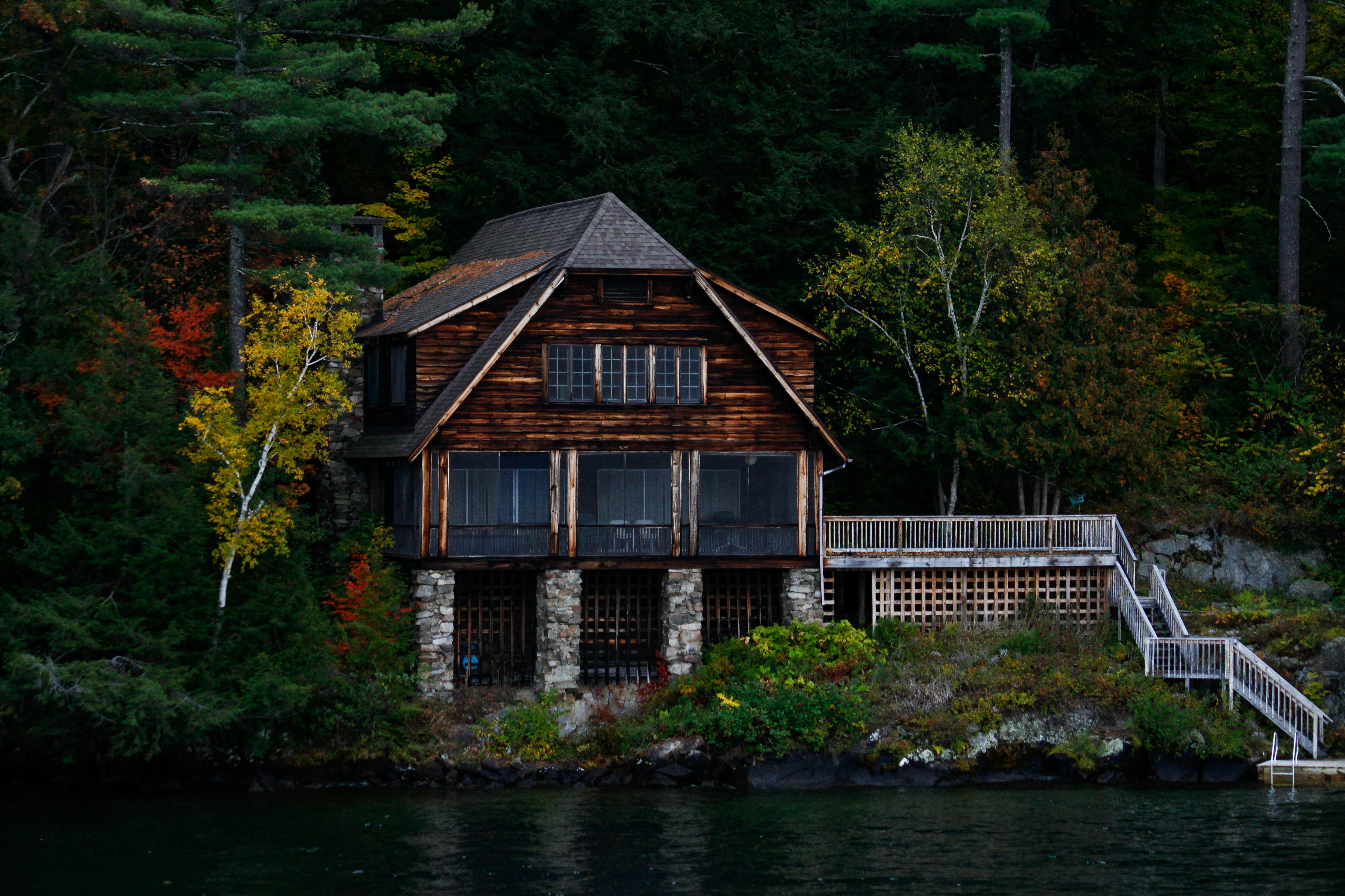 Lakeside house, lake George NY, Shot by @_samarthmair_
