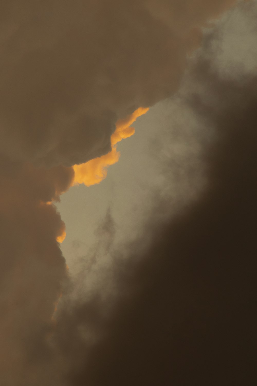 orange and white clouds during daytime