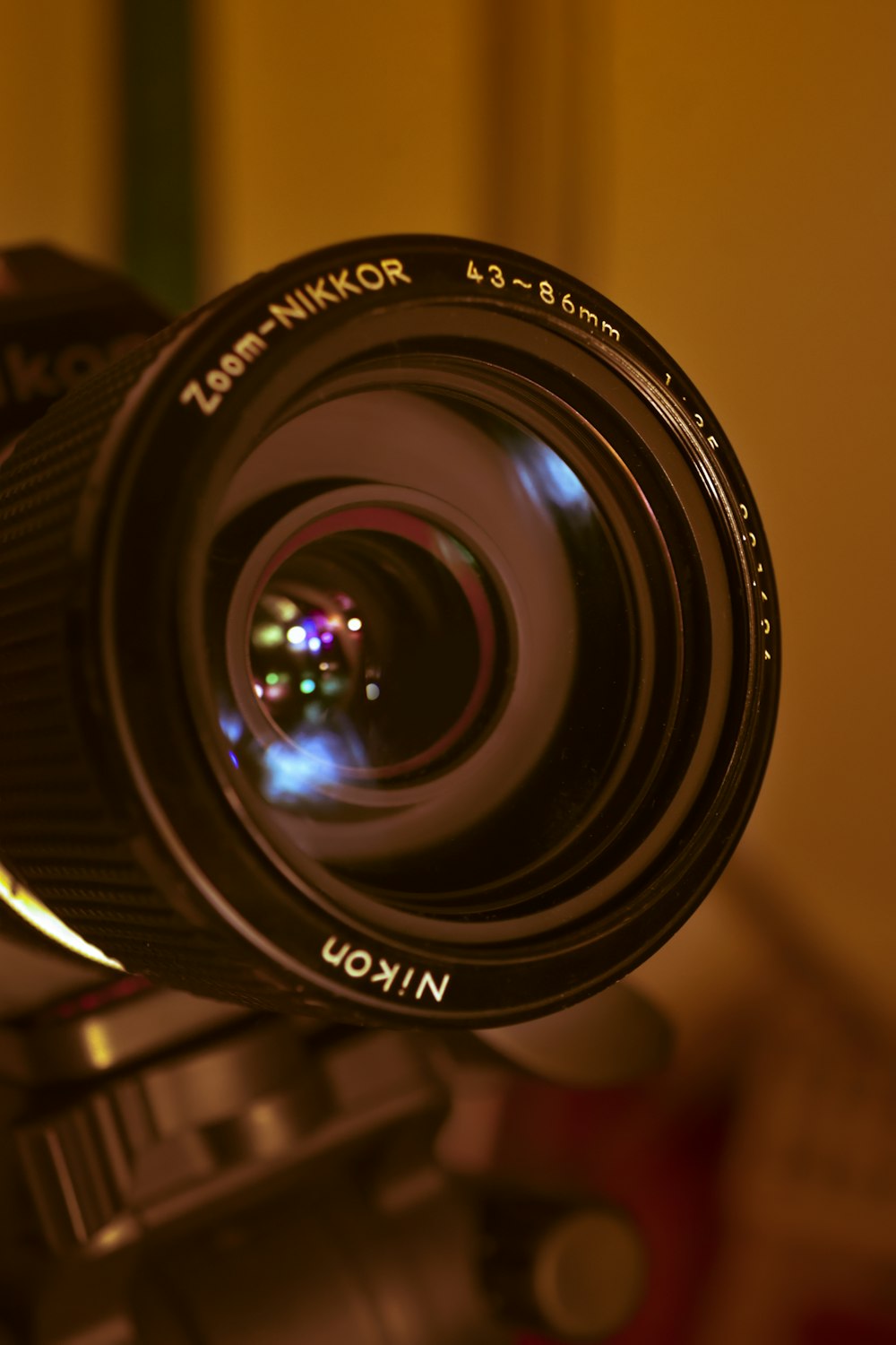 black nikon camera lens in close up photography