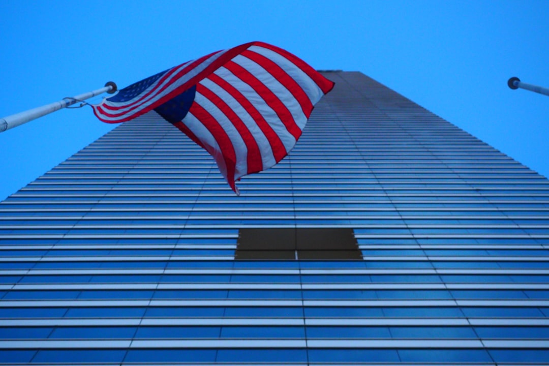 us a flag on wall