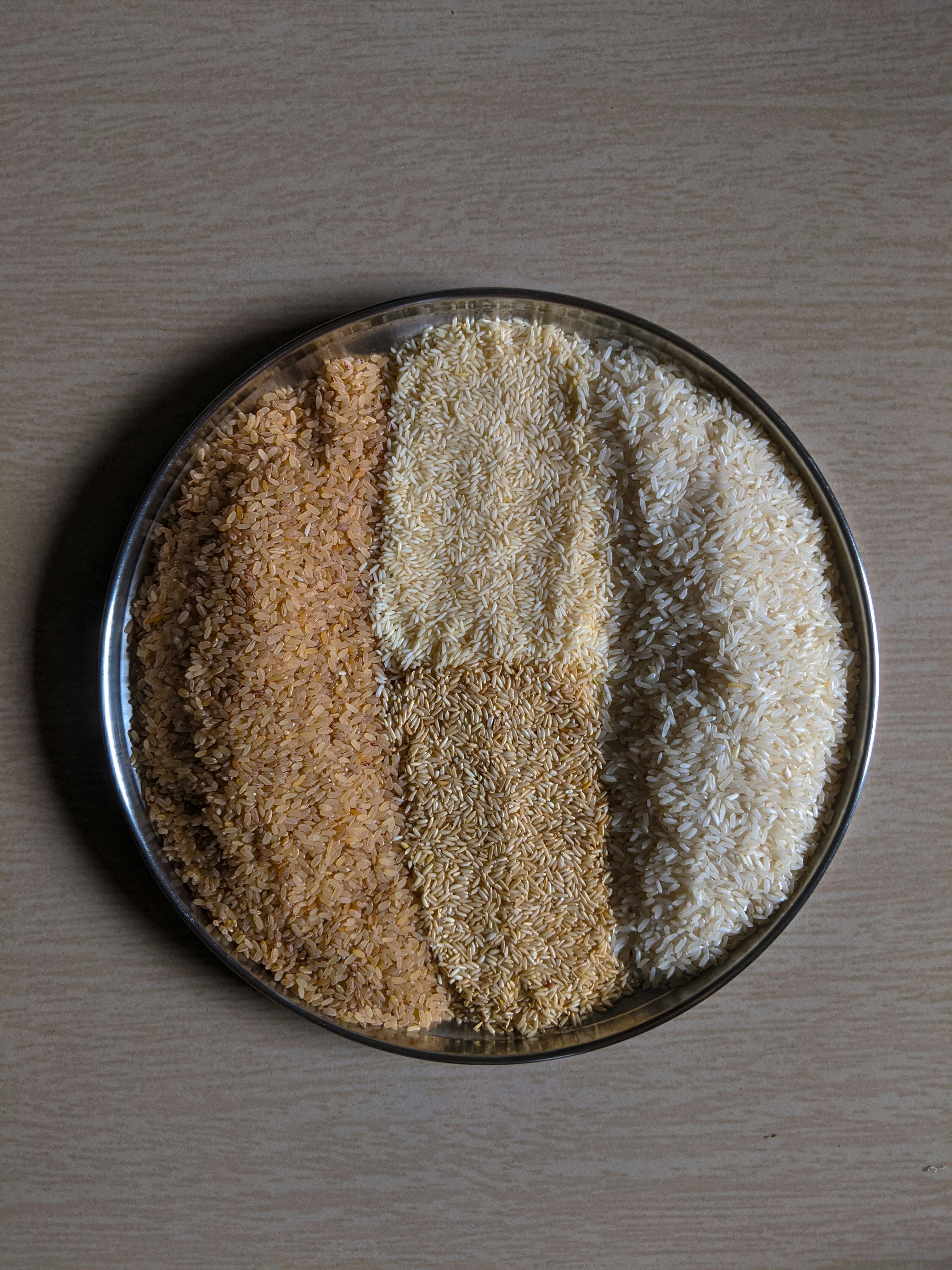 brown powder in round container