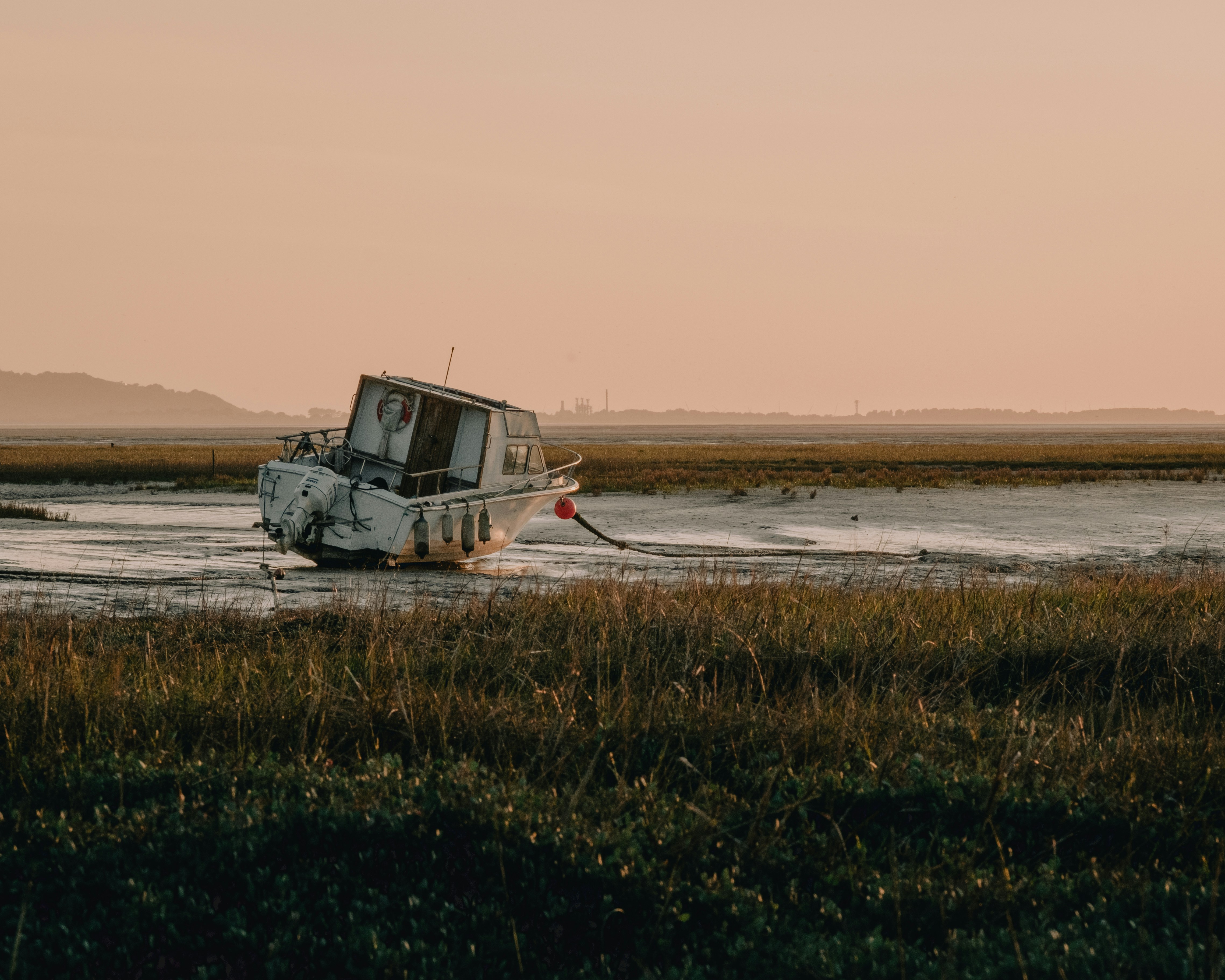 white and brown truck on brown field during daytime