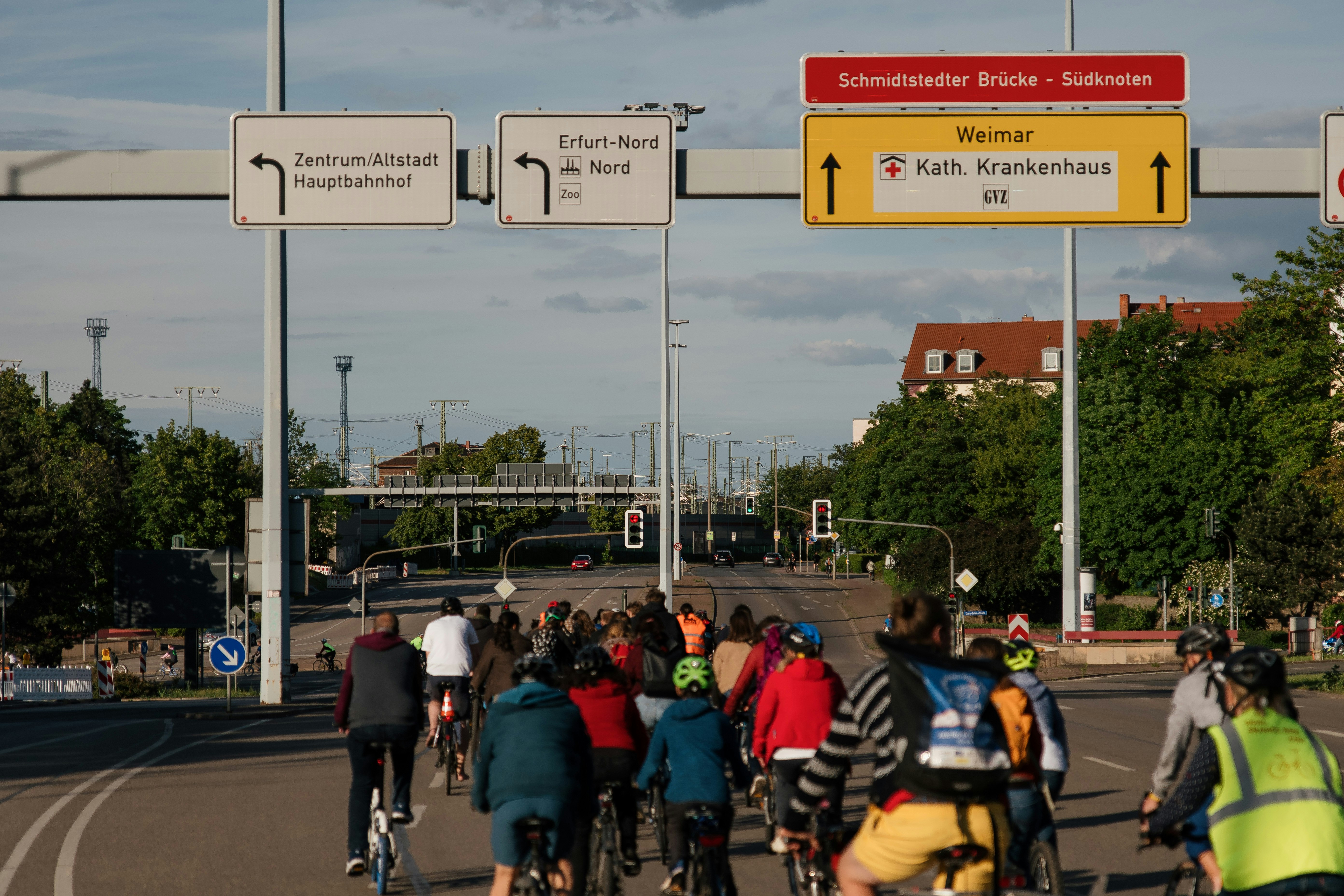 Critical Mass demonstration in Erfurt on the 29th of June 2020