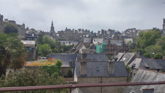 aerial view of houses during daytime in Dinan France