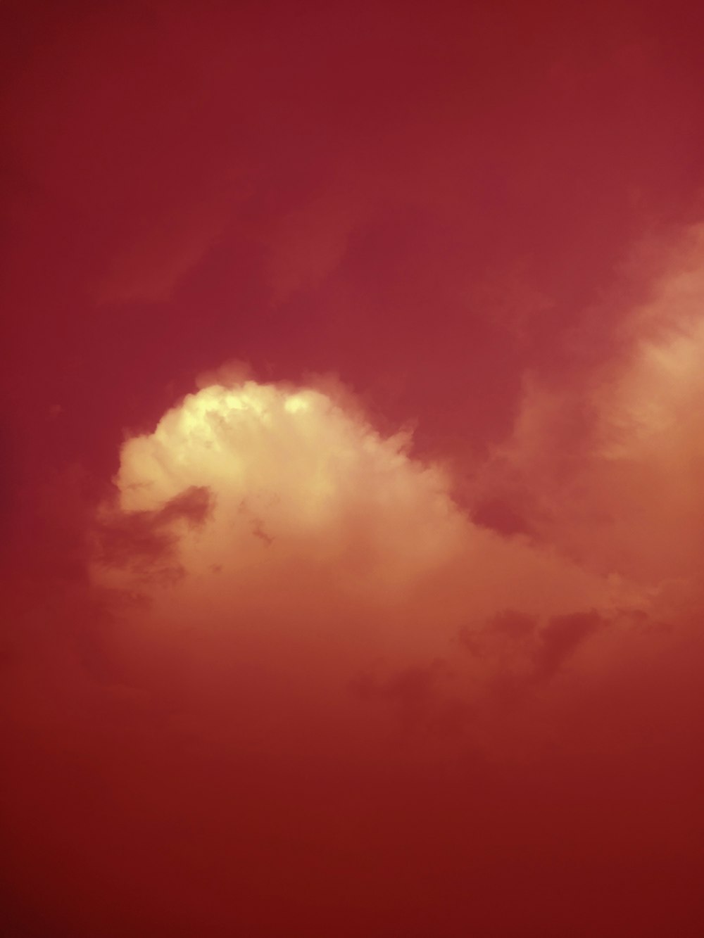 red and white clouds during daytime