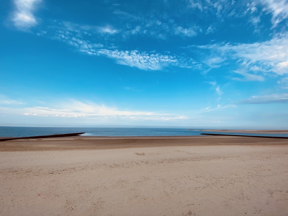 blue sky over the sea