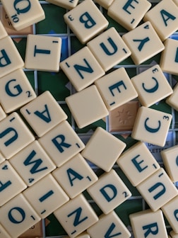 white and blue plastic blocks