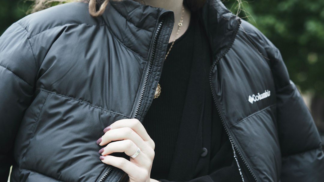 puffer jacket closeup