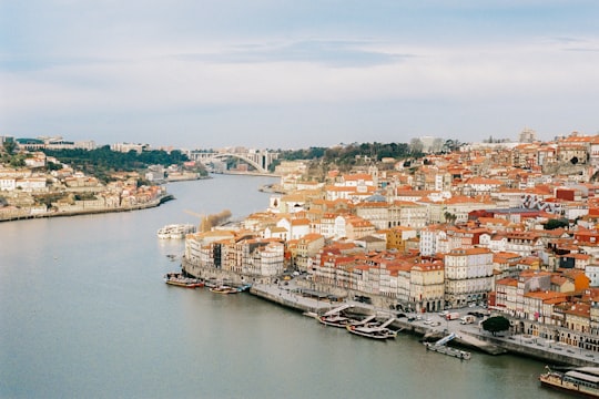 aerial view of city buildings during daytime in Garden of Morro Portugal