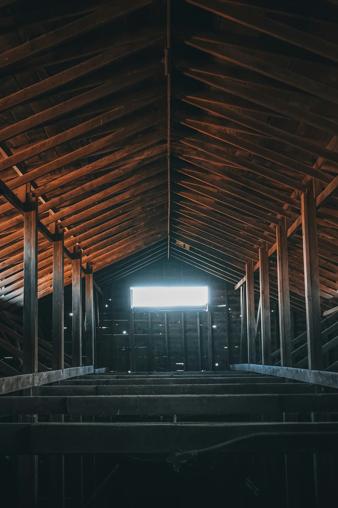 brown wooden ceiling with light fixture