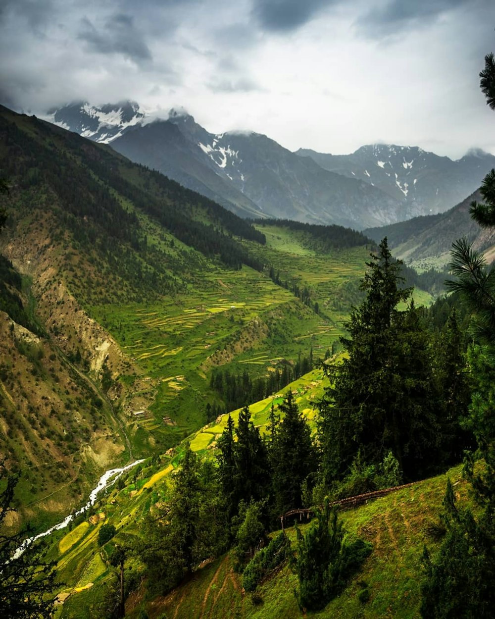 green mountains under white sky during daytime