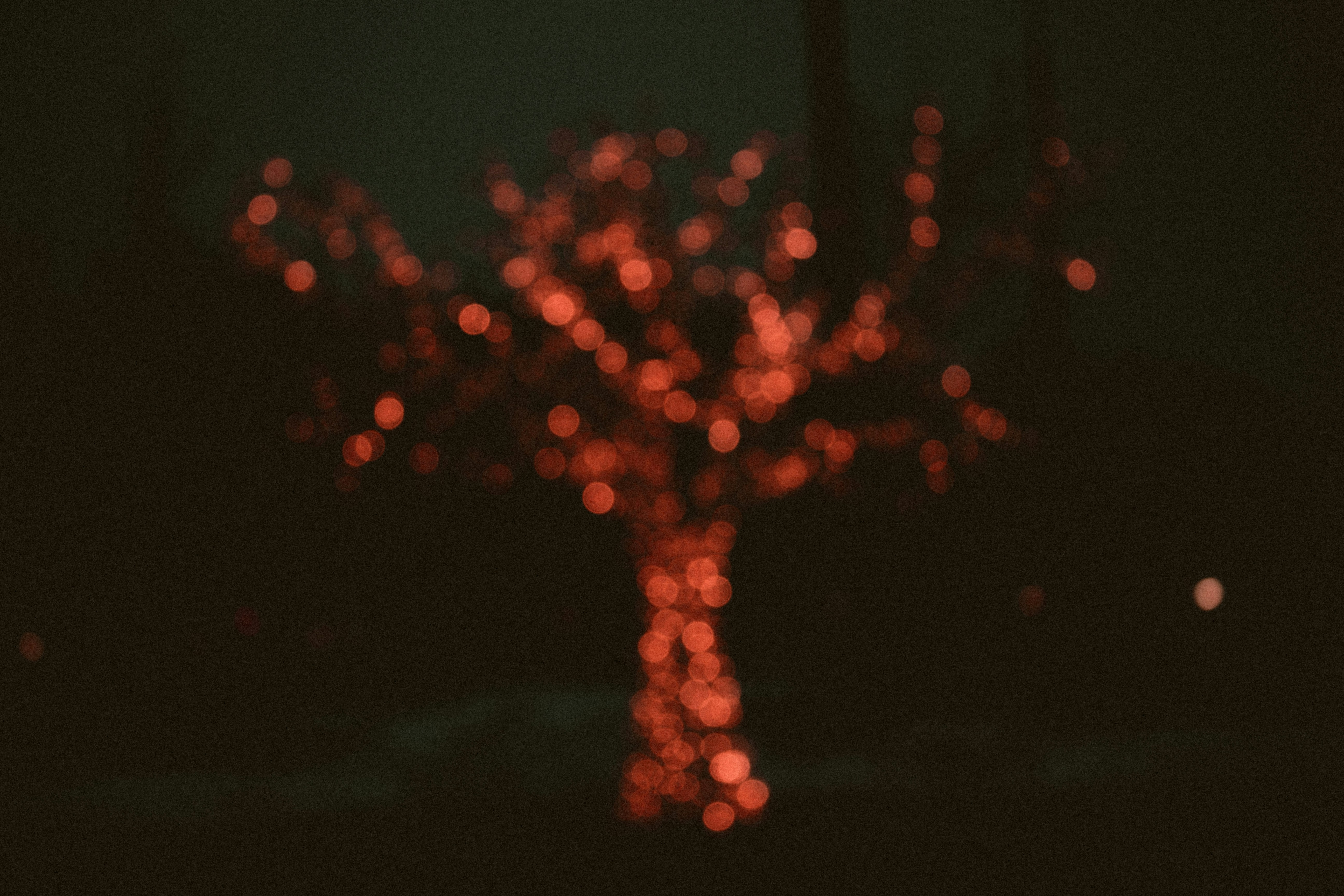 lumière de coeur rouge et blanc