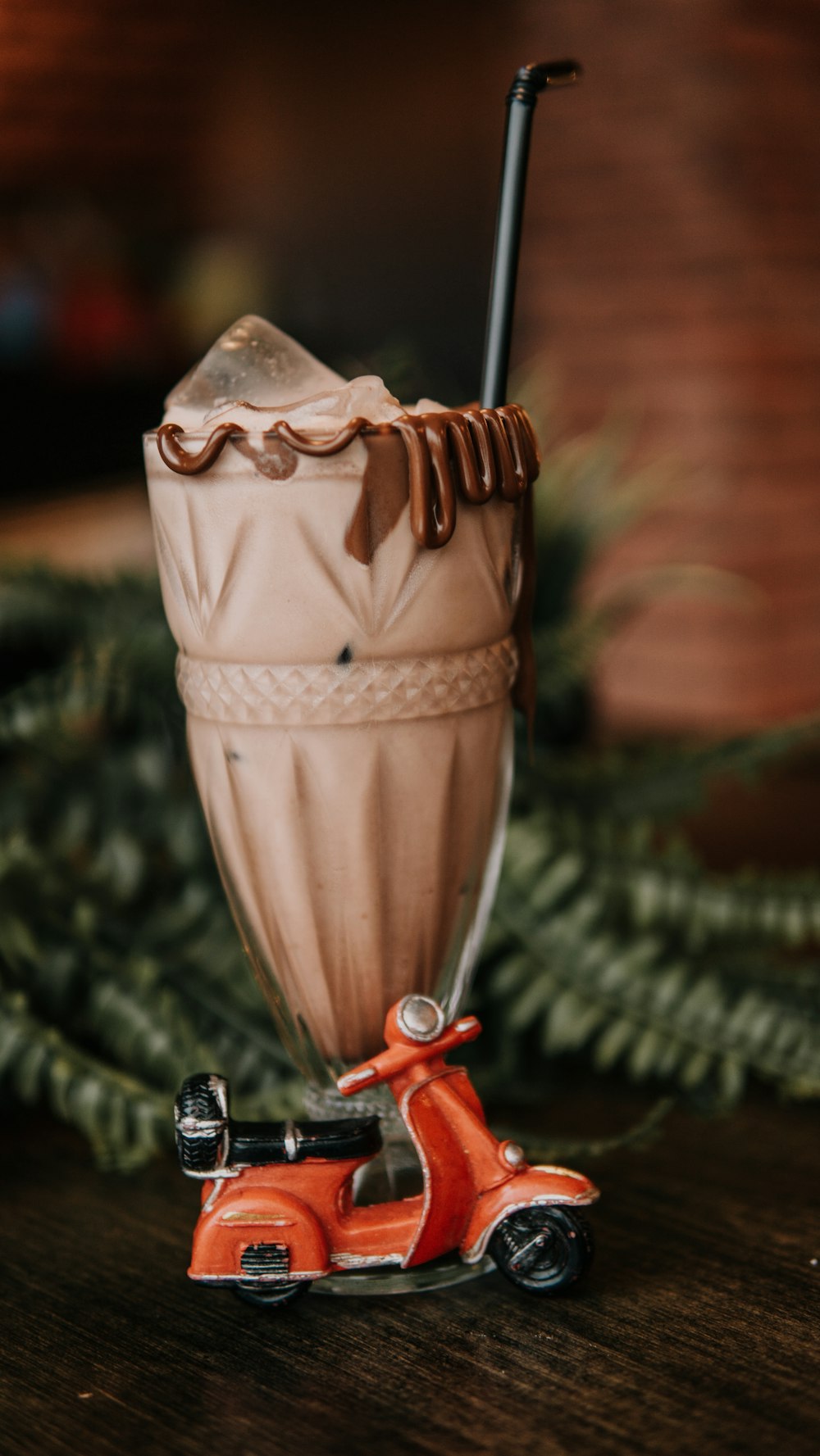 white ceramic vase on green pine tree