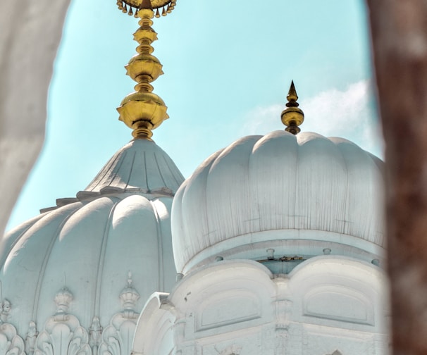 white and gold dome building