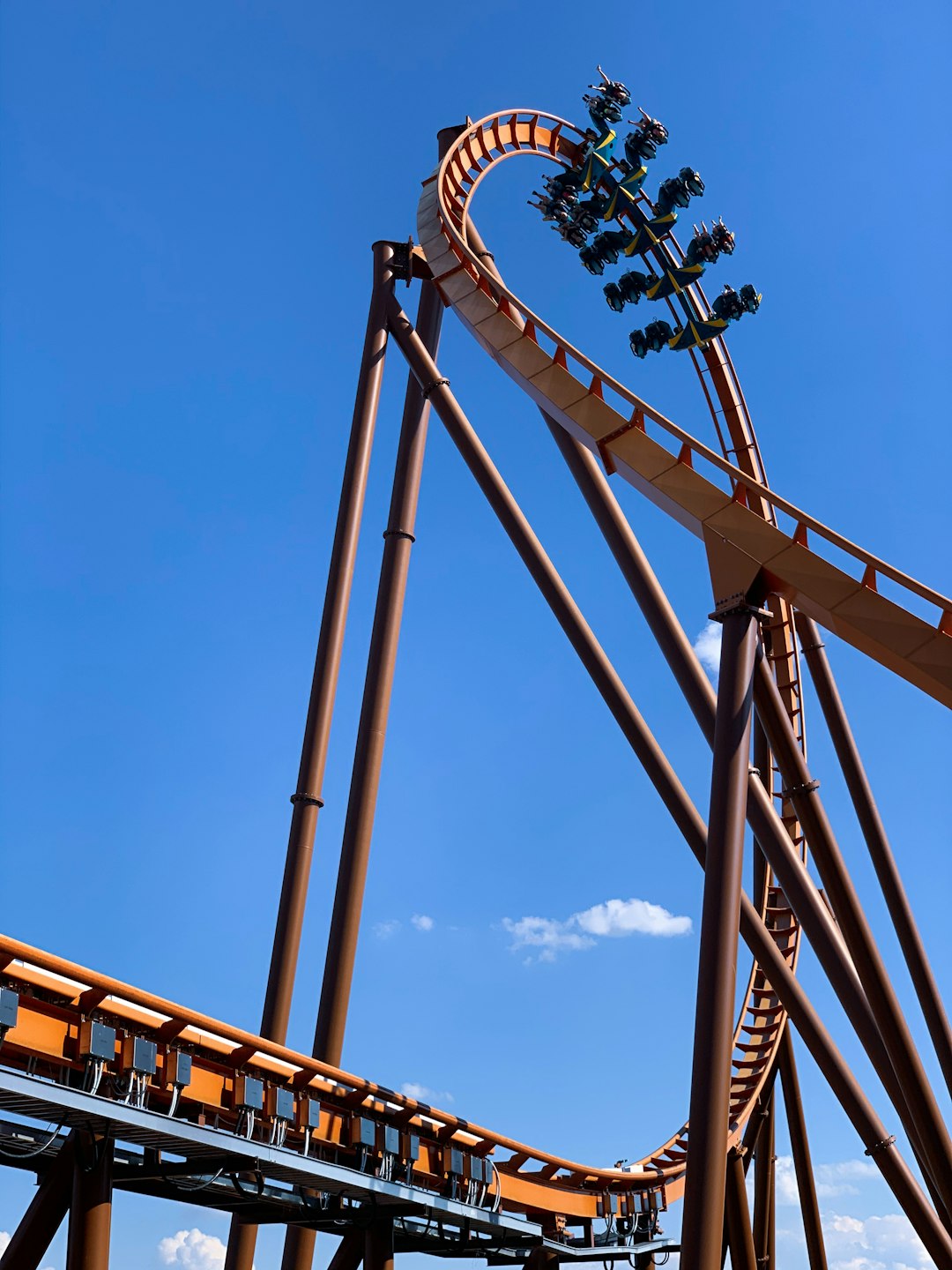 brown metal tower under blue sky during daytime