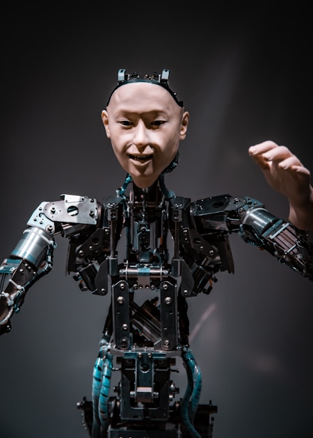 Computer screen displaying artificial intelligence