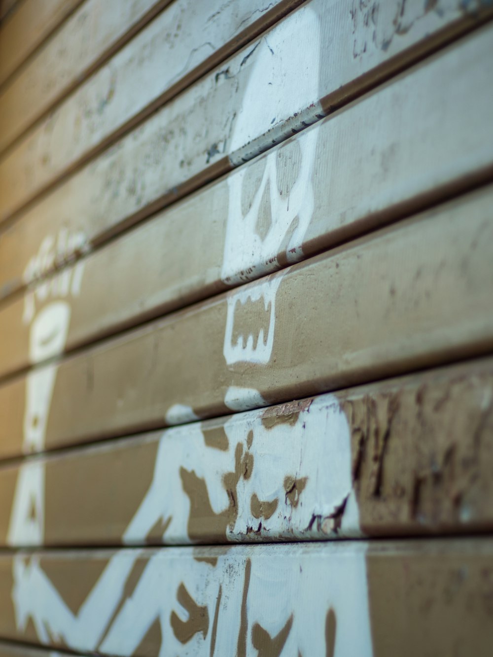 brown and white wooden board