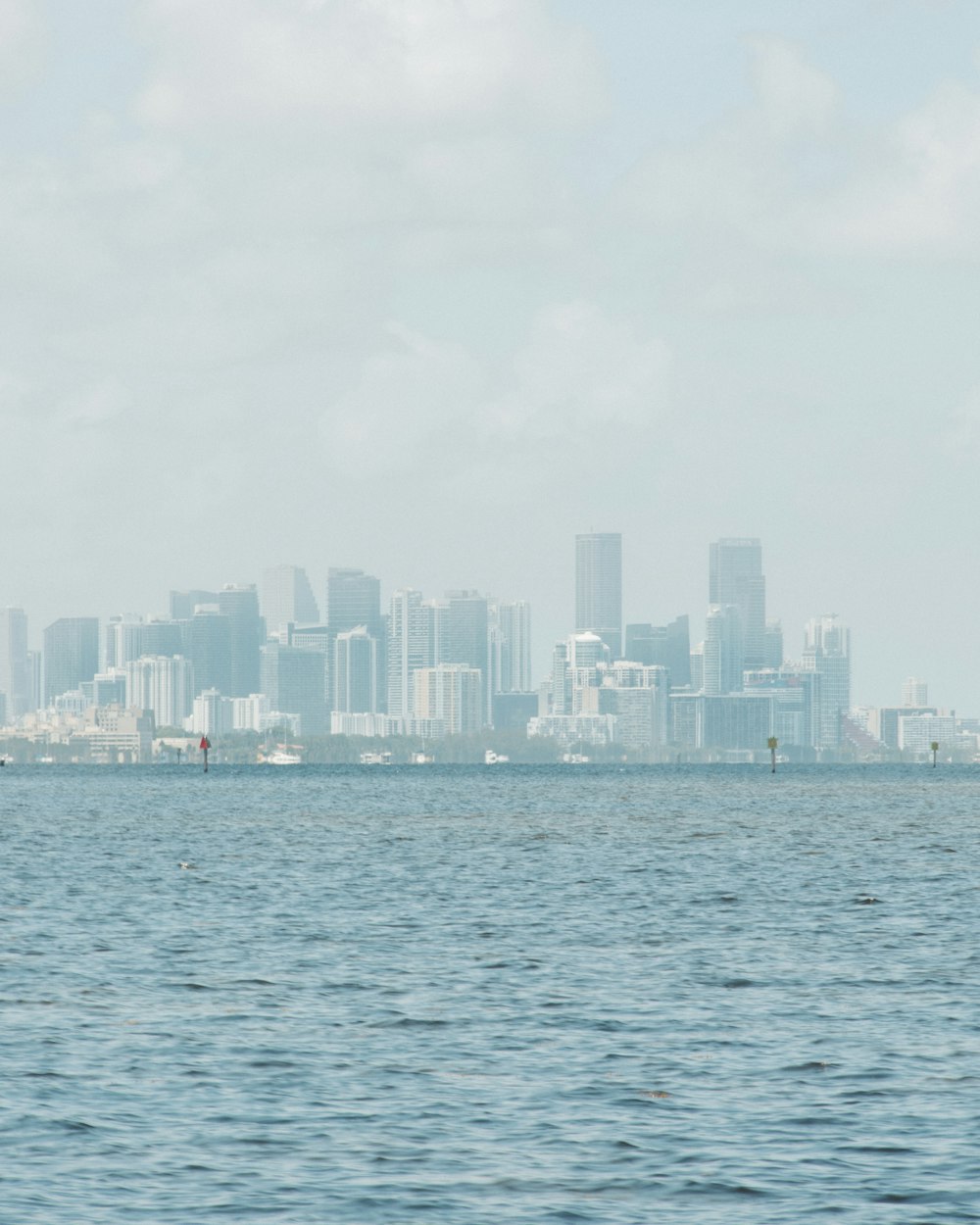 city skyline across body of water during daytime