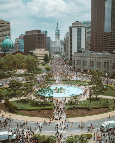 people walking on park during daytime