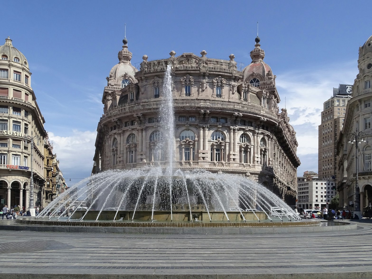 Fountain in Genoa, Italy