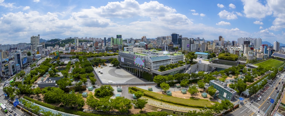 aerial view of city buildings during daytime