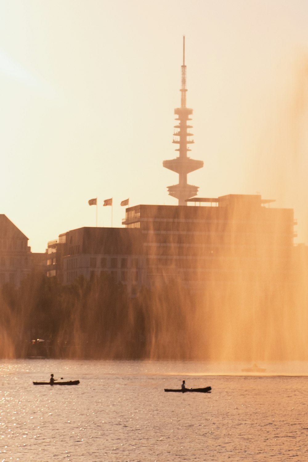 silhouette of building during daytime