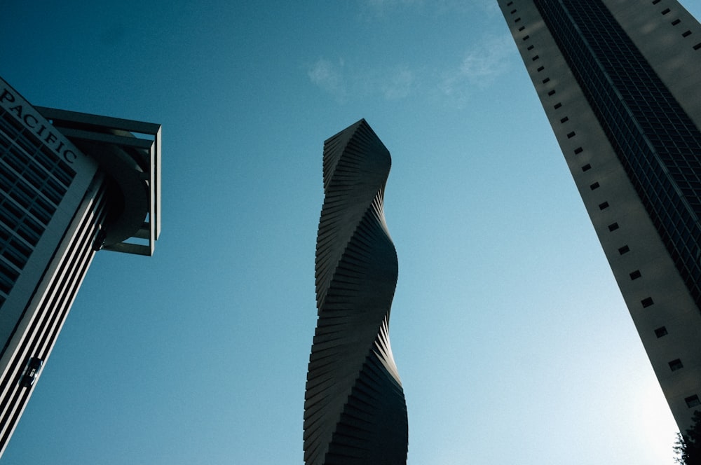 black and white building under blue sky during daytime