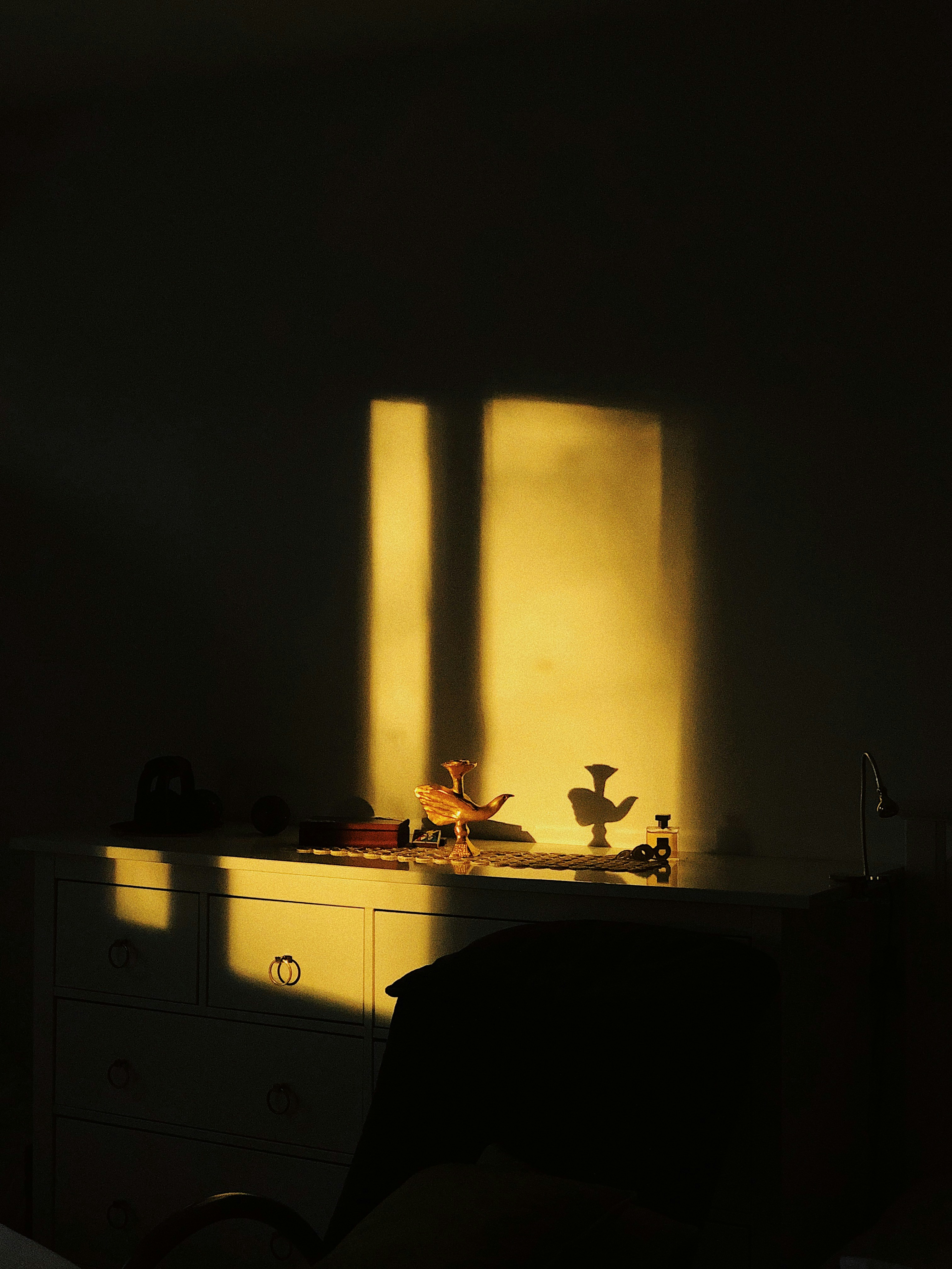 Abstract golden light