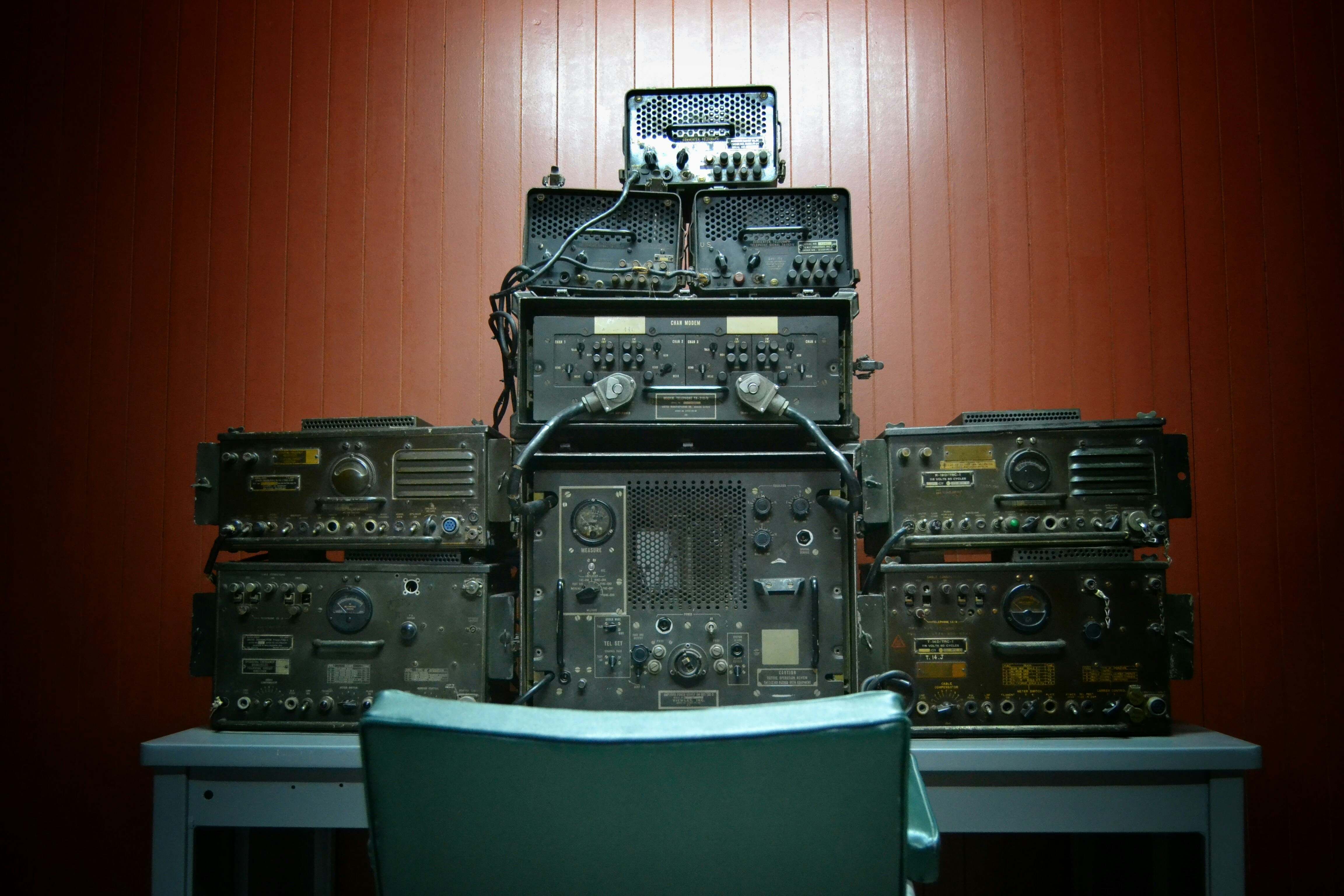 black and gray audio mixer