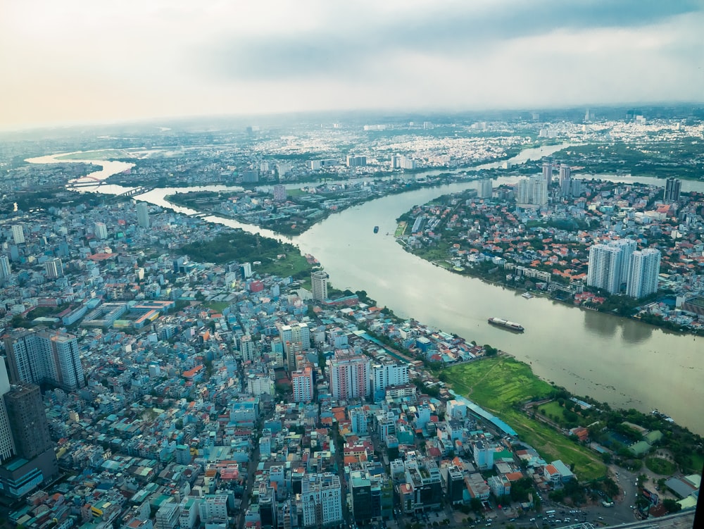 aerial view of city buildings during daytime