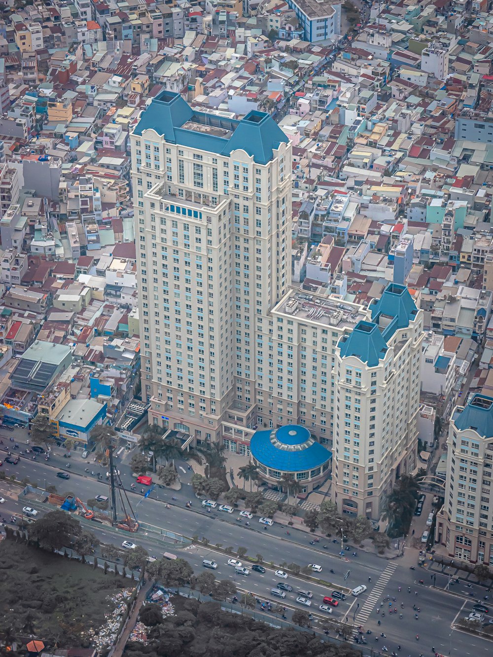 aerial view of city buildings during daytime