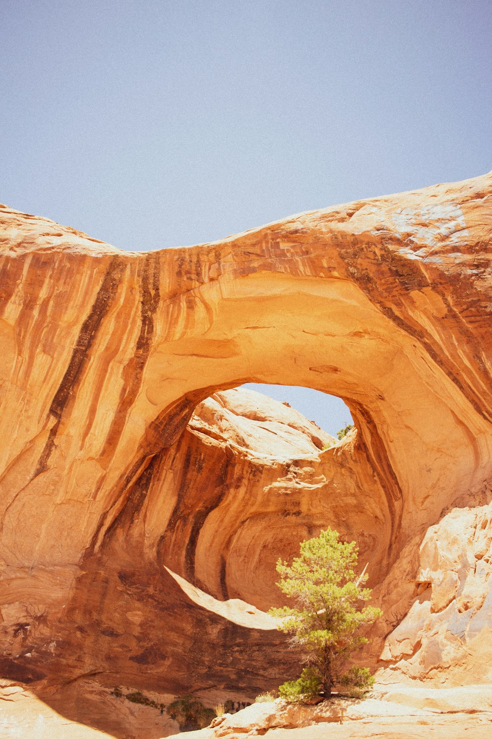 brown rock formation under blue sky during daytime