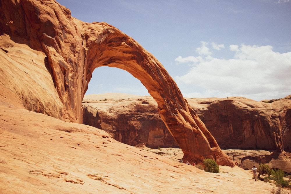 brown rock formation under blue sky during daytime